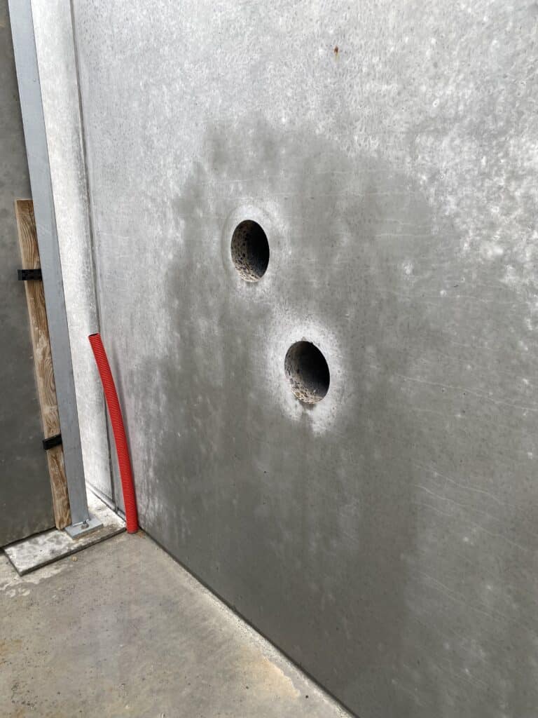 Betonboring i væg