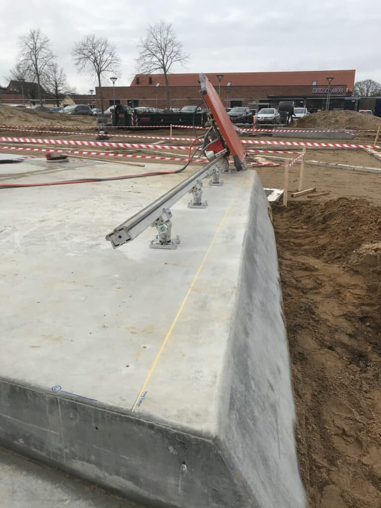 Betonskæring af fundament